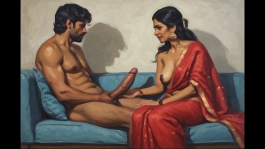 Indian virgin college boy fucking his experienced owner aunty, cheating housewife