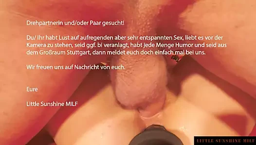 Kıçımda bir vibratörle sadece bir lanet, küçük güneşli milf