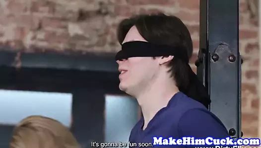 Avrupa güzellik sevgilisini boynuzlamak