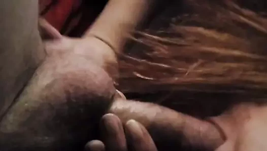 Emme üzerinde crunchys çük