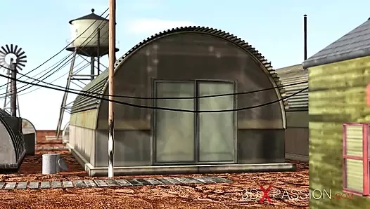 Azgın Japon üniversiteli kız askeri üs kampında ilk kez sert sikişiyor