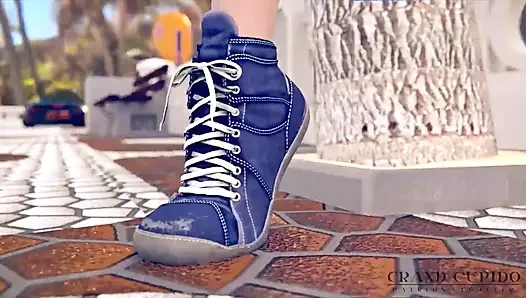 Anal sikme üzerinde the plaj