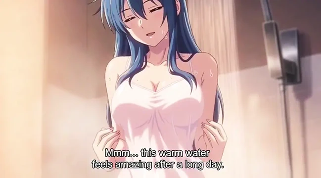 Stepbrother watch stepsister while she is taking shower 3D Anime