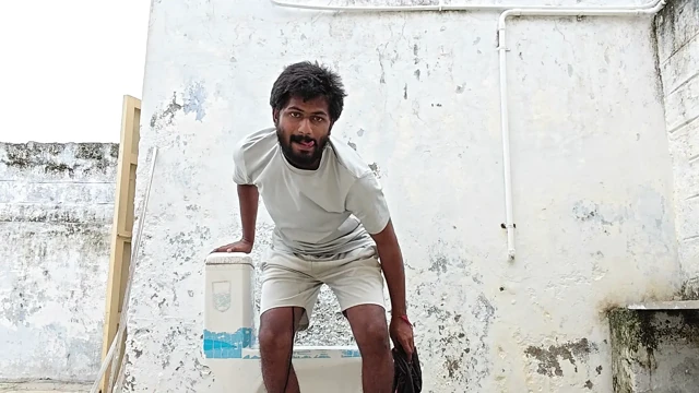 Washing the bathroom in XHard Village