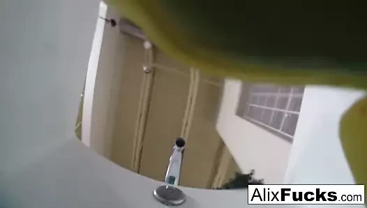 Seksi duş kapalı ile alix lynx
