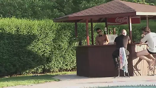 Seksi Myra Mağarası açık havada sert bir yarak emiyor