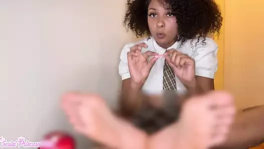 Bratty liseli kız sana notunu değiştirtiyor