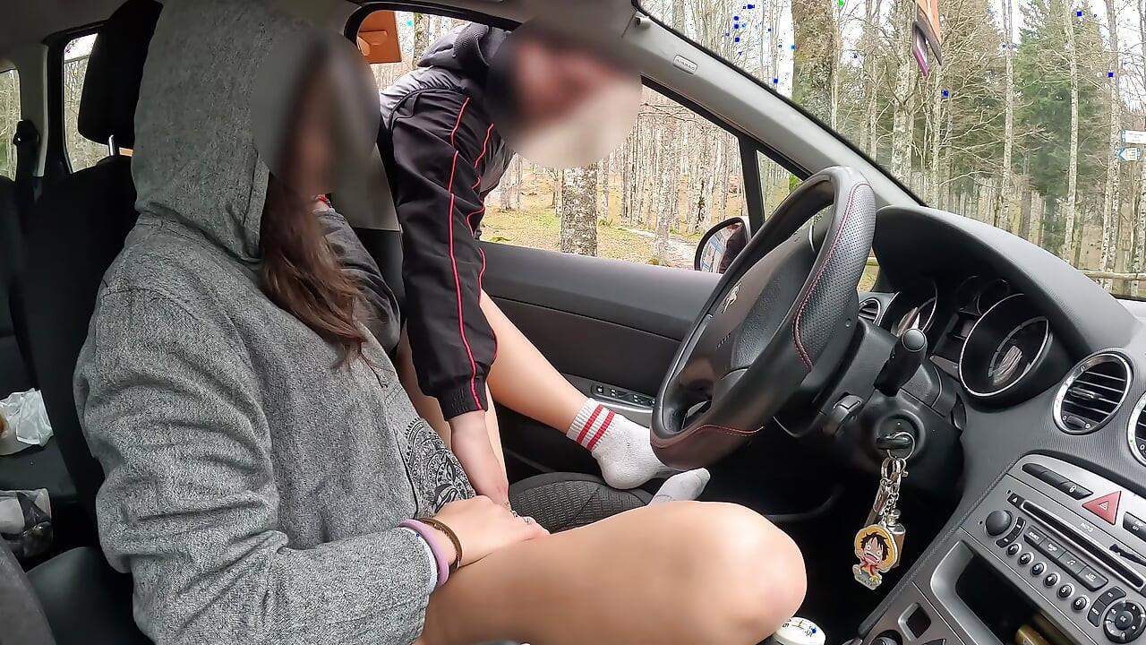 Convince a stranger to touch my wet pussy while taking a walk