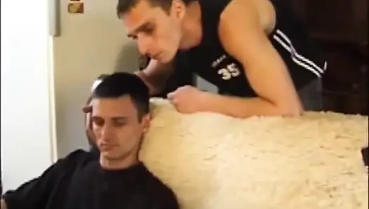 Kanepede ateşli eşcinsel anal seks