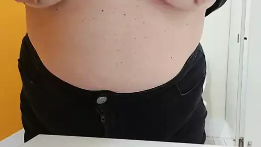 bbw karısı 57 sürtme sarkık göğüsleri &amp; meme uçları