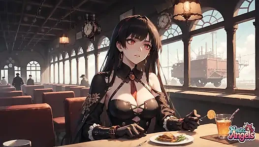 Kremsi steampunk baştan çıkarma: hizmetçinin krem şanti patlaması