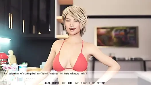 Genç Dylan ateşli orta yaşlı seksi kadın Amber ile ateşli eğlence (bölüm-1)