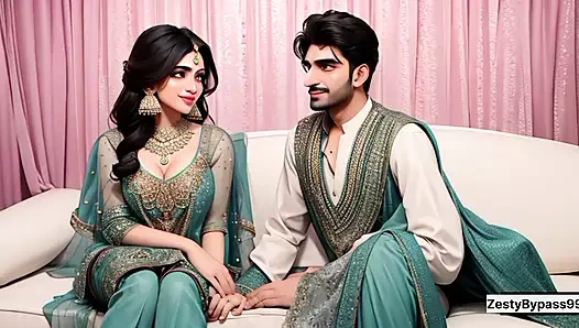 Hintli erkek arkadaş ne apni dono ateşli ve seksi kız arkadaşlar ko eksath pela lund daal ke