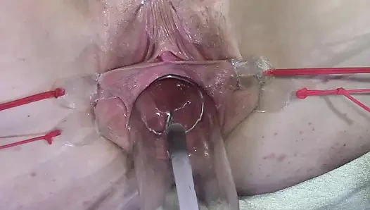 11 Uzağa Yayılmış Vajina Yakın Çekim, Lambayla 1000 Watt Seks