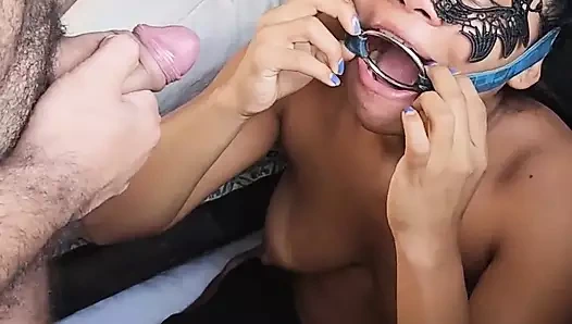 Esaret açık ağız örümcek öğürtme oral fiksasyon kölesi