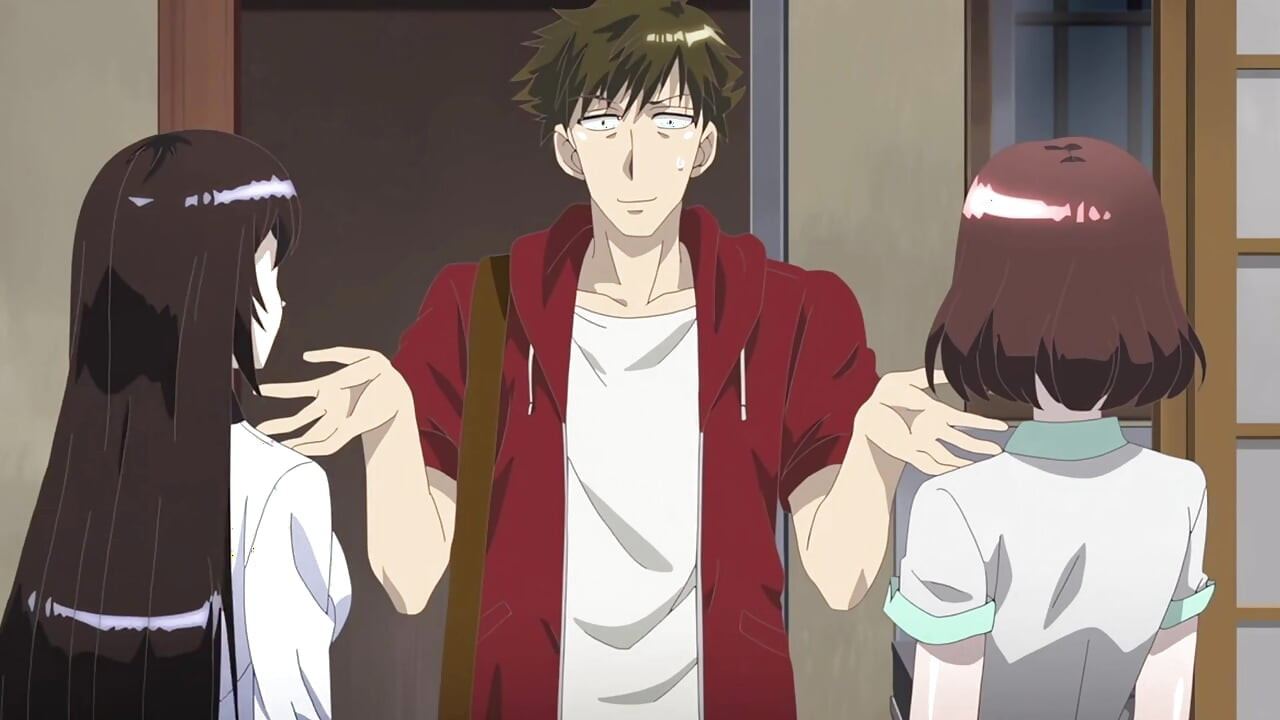 Kız arkadaşımın üvey kız kardeşi beni dolapta baştan çıkardı, neredeyse yakalanıyordum - özel hentai, eng sub