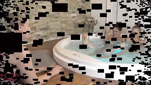 Alt için jakuzi ayak hakimiyeti!