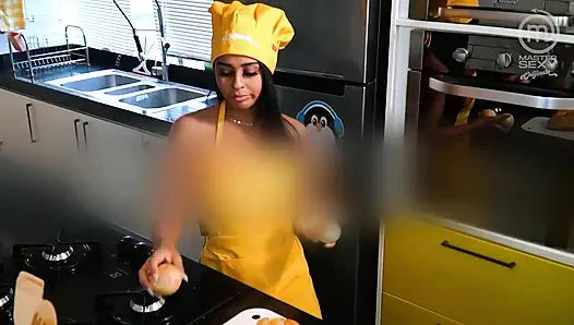 Hot Latinas Lesbians Cooking  - SFW