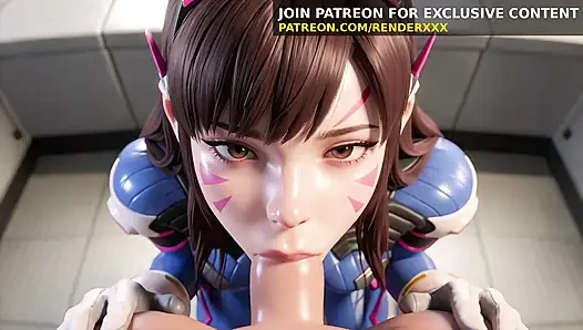 3 boyutlu hentai derlemesi - mai casino seksi, akali meme sikişi, tifa kovboy kız ve D.Va oral seks