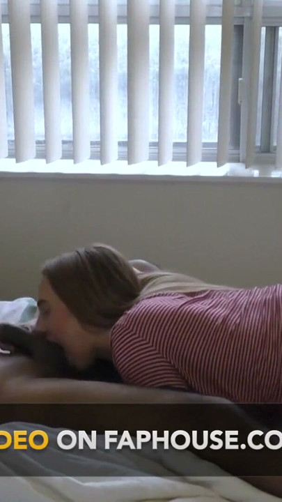 Exclusive ONLY on FapHouse: Interracial morning sex and throatpie | Clip 1