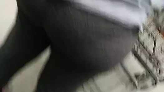 Büyük şişman Afrikalı göt