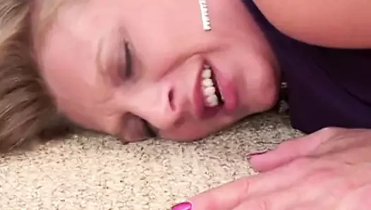 Good whore takes a massive cock up her tight asshole