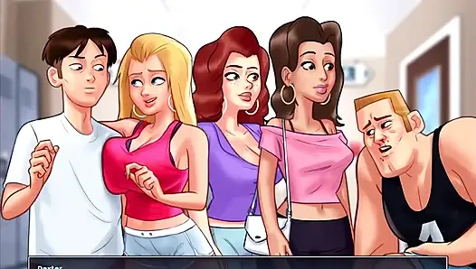 Yaz mevsimi efsanesi - Jenny bebeğini doğurmuş. Johannes bisiklette Odette'i sikiyor. Johannes Roxxy'i sikiyor