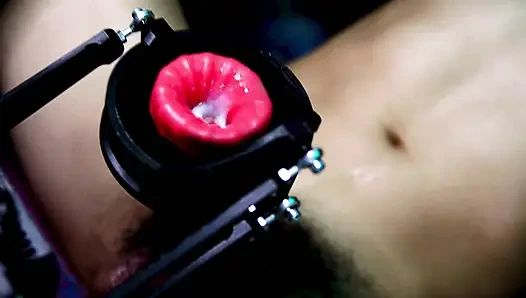 Büyük bir penis için makine