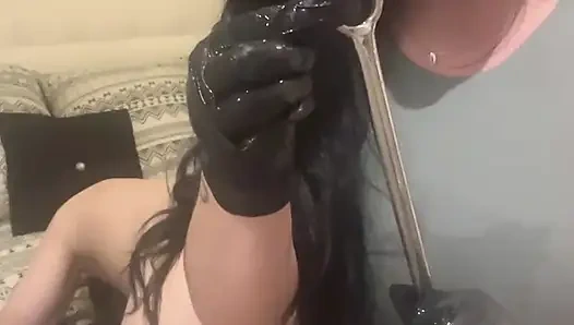 Anal, yeni bir oyuncağı test ediyoruz...