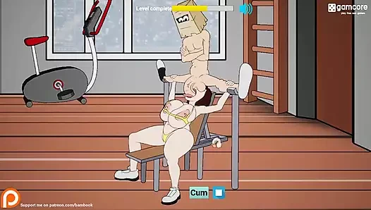 Fuckerman: spor salonu sikiş seansları, bölüm 11