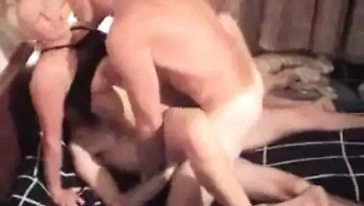 Gangbang Archive MILF hoe loves cock in ass and pussy