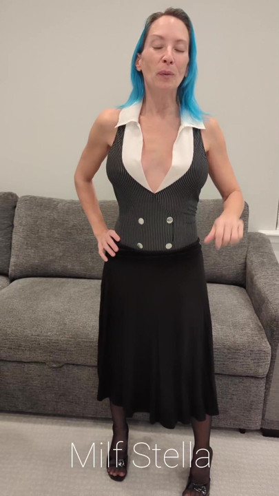 Patron kaltak Stella burada! Boss Lady Cosplay