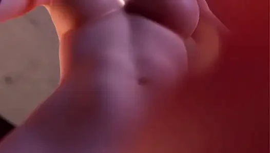 Jessie transseksüel yarağını yozlaşmış transseksüel yarağının her yerine şaplak atıyor