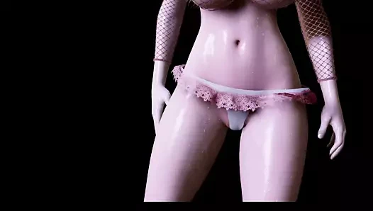 R18 mmd kırmızı kadife - kötü çocuk sansürsüz 3d erotik dans