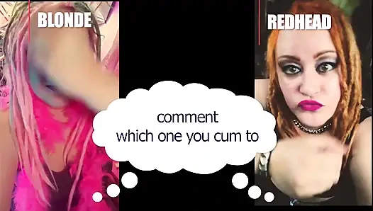 Hangisinin seni sarışın ya da kızıl saçlı heteroseksüel versiyonuna boşalttırdığına yorum yap