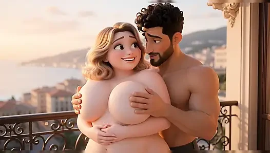 "Curvy Girl Flew For Holiday Sex - She Promised To Return" "Short Film