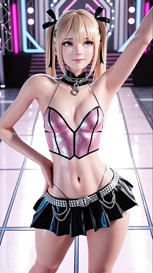 Marie Rose'un şişme dansı (t-ara - roly-poly) doa 3d dans