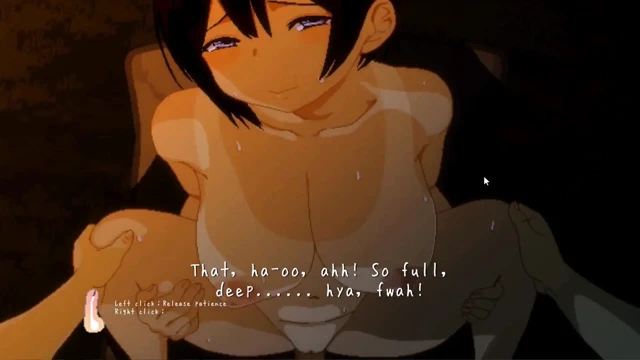 Hentai oyunu - kalın büyük memeli kadının yaz plaj seks macerası