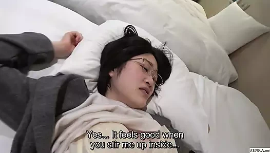 Poindexter - solgun Japon evli kadın kocasının ateşli evli kadın fantezilerini gerçekleştiriyor