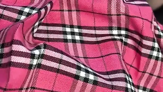 Pembe ponpon kız bakış açısı