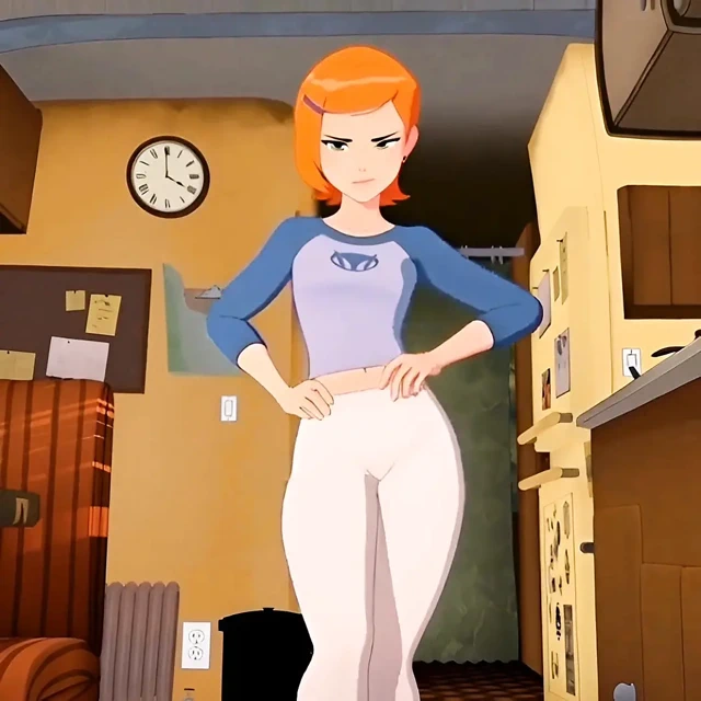 Gwen Tenison feom ben ten seksi bir dans yapıyor