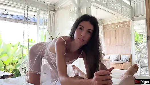 Anal peri tüm derin arzularını yerine getirecek! - İçine boşalarak anal seks