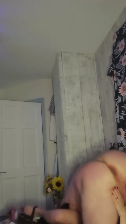 Extremely hot milf with a huge dildo in her pussy and her tongue deep in my asshole | Clip 1