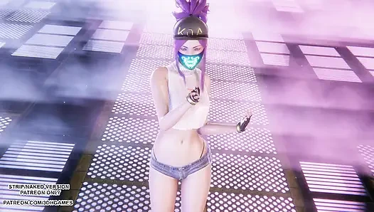 Mmd aespa - armageddon - akali seksi kpop dans league of legends hentai sansürsüz 4k 60 fps