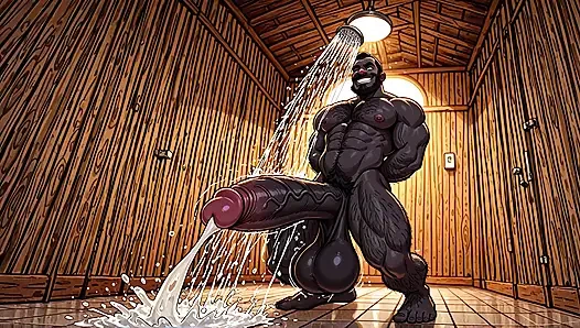 Erotik dijital sanat duşları ve hamamlar