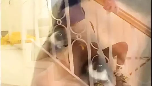 Puttanella nera vuole il cazzo maturo