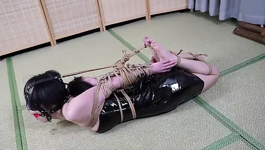 Xr44-esaret yüksek topuk hogtie esareti