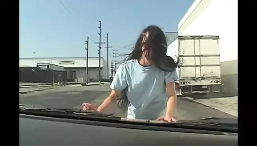 Seksi kız için özel çifte zevk!