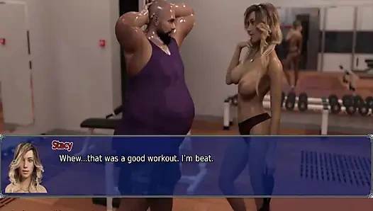 Ofis karısı #22 - Stacy Zack'i azdırıyor ve daha sonra Simon Stacy'nin amıyla oynuyor