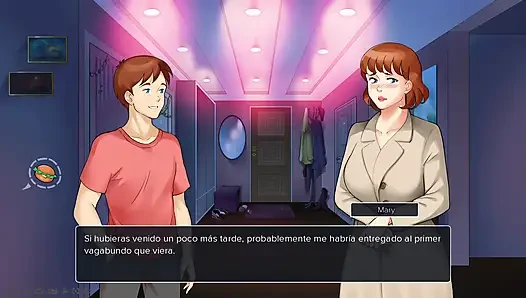 Yaz mevsimi efsanesi orta yaşlı seksi kadın karesi ateşli üvey annelere karşı